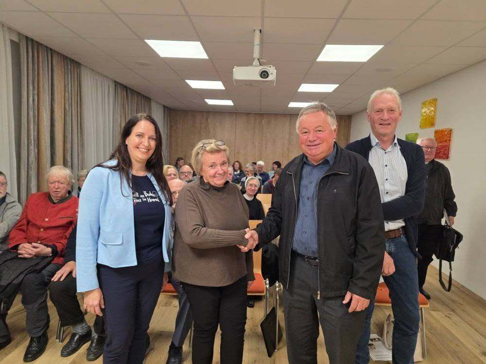 Michaela Granzer (kbw), Prof. Regina Polak, Pfarrer P. Hermann Sandberger, Karl Weingartner (kbw)